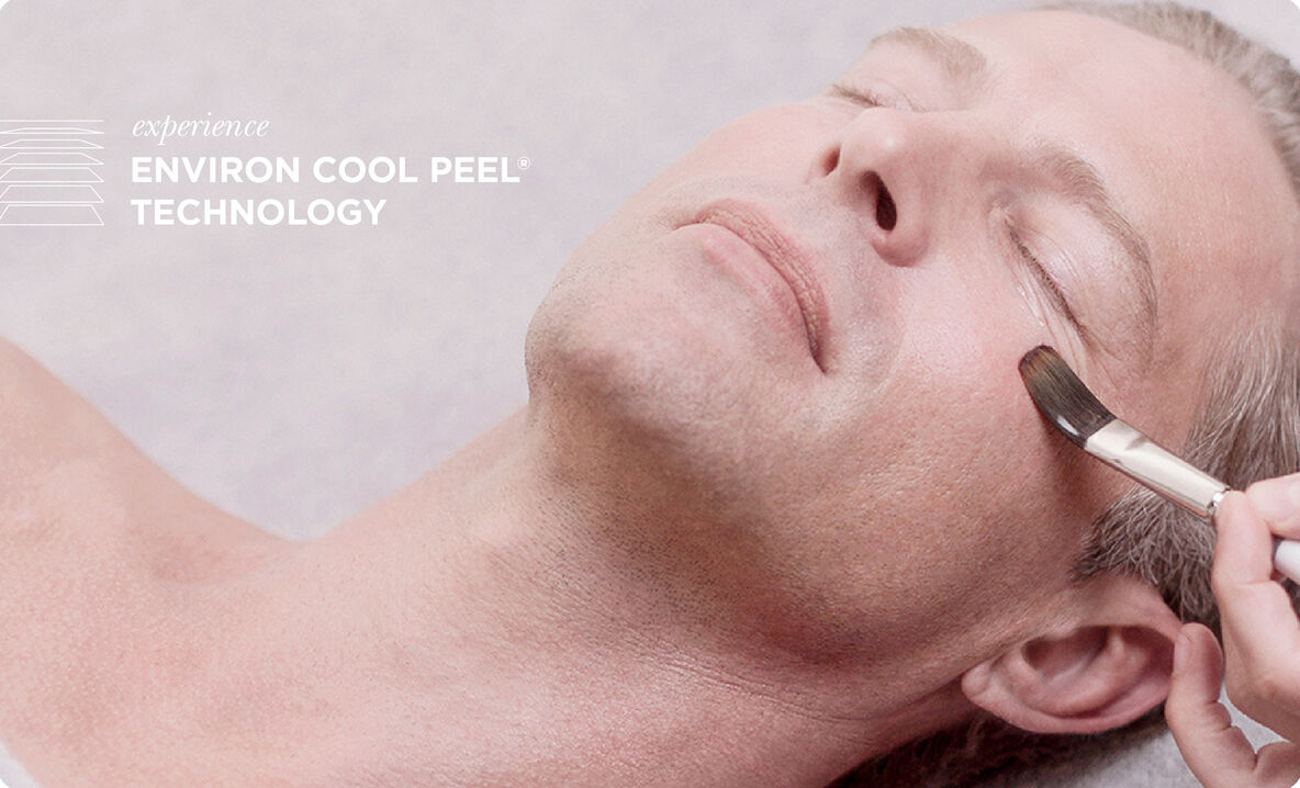 Environ Cool Peel technology treatment on a client