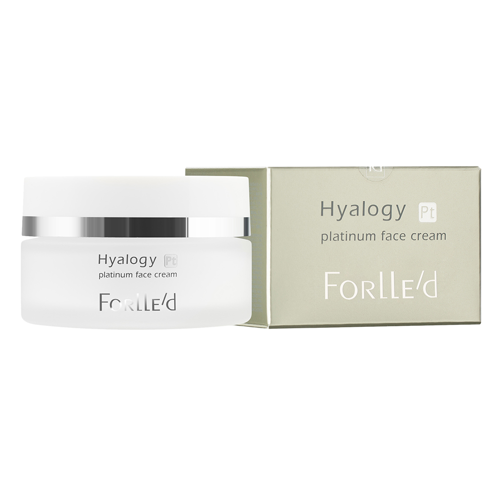 Sq Hyalogy Platinum Face Cream Jar Box | SkinHealth Canada