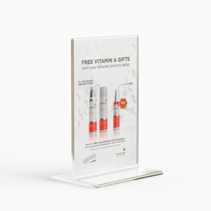 Skin Essentia – Free Vitamin A Gift Shelf Talker Insert